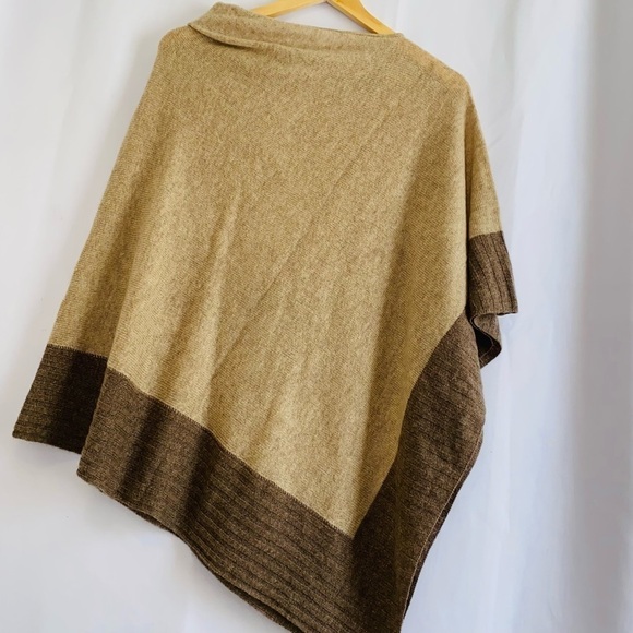 Celeste Poncho Wool Cashmere Blend One Size - Picture 2 of 7
